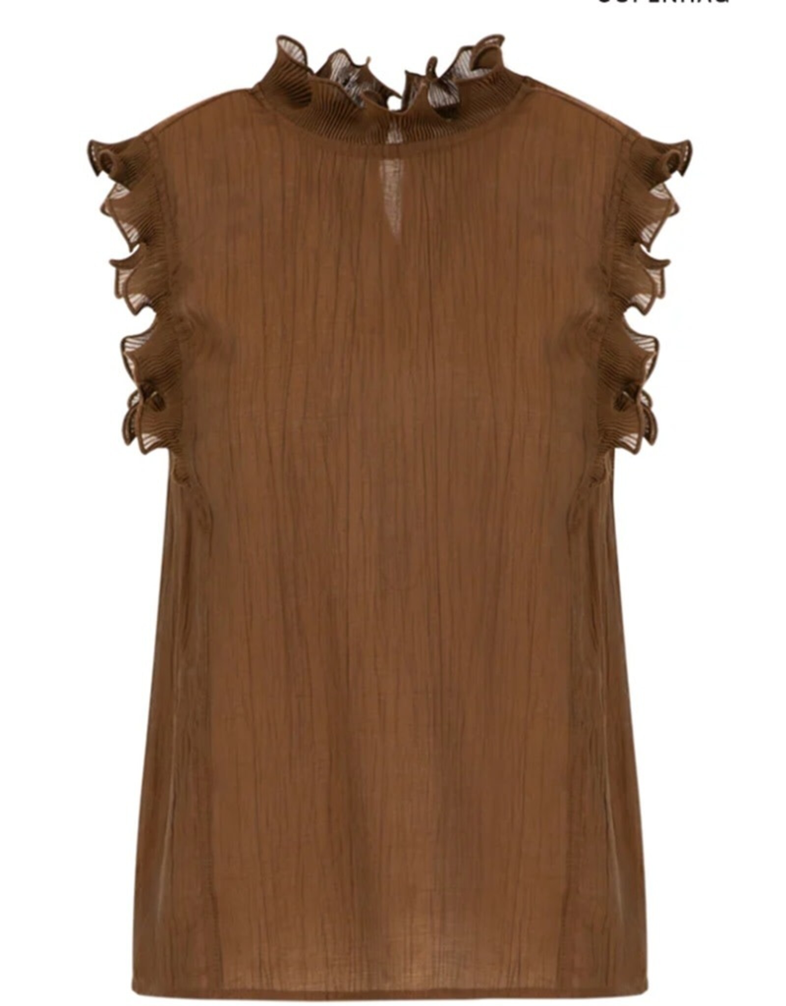 CC HEART CC Heart Top ruffels brown
