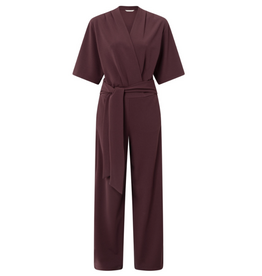 YAYA YAYA jersey jumpsuit fudge purple