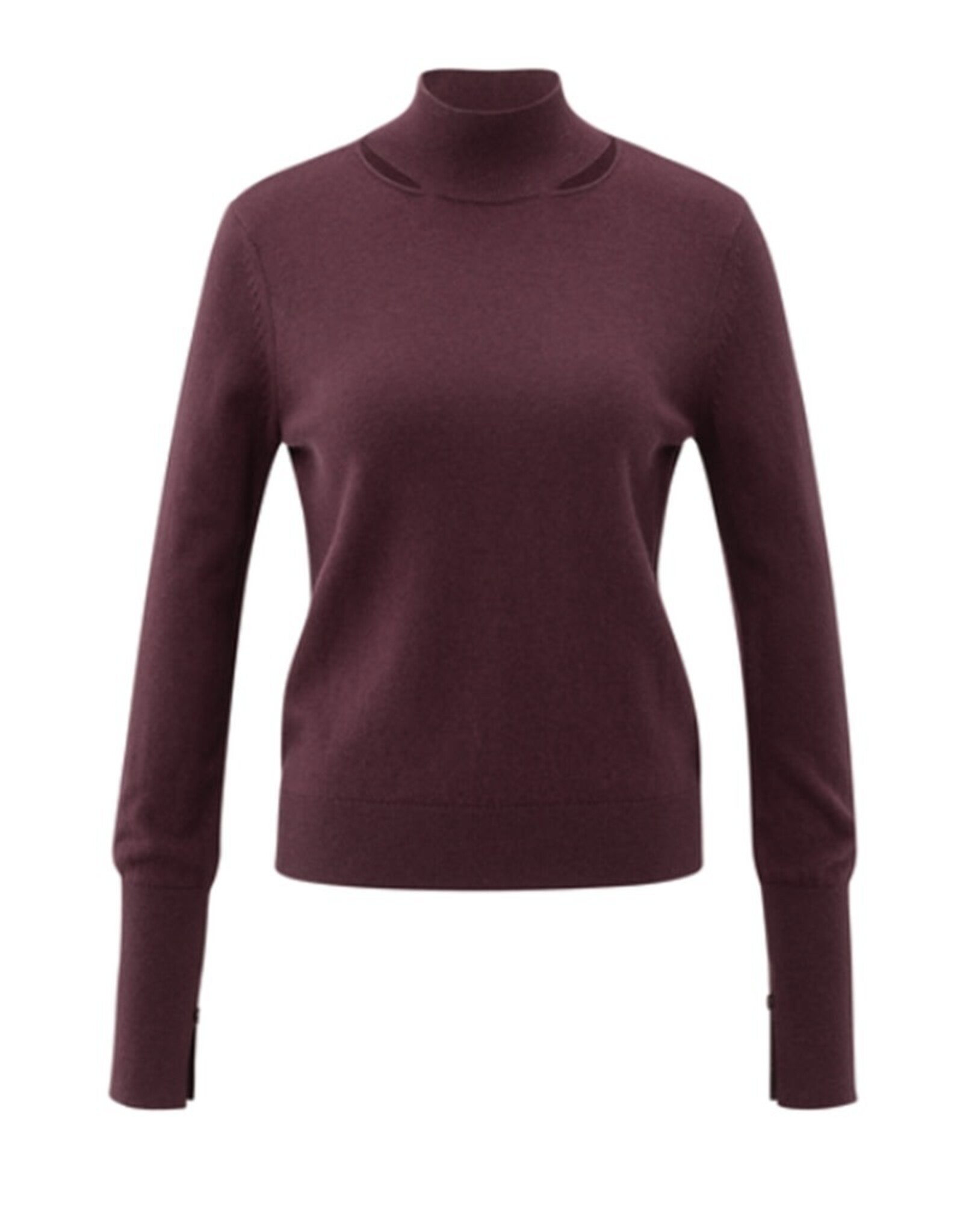YAYA YAYA Sweater with cut-out neckline