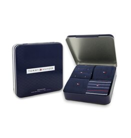 Tommy Hilfiger giftbox 4 paar navy blue