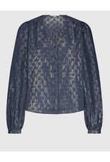 Circle of Trust Circle of Trust Cardi blouse blue patriot