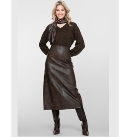 Geisha Geisha rok leather brown