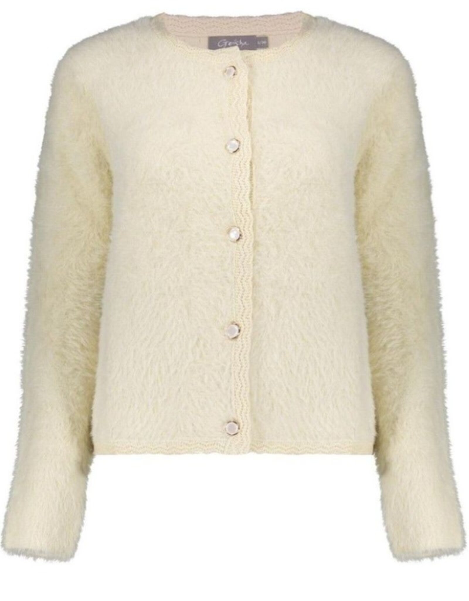 Geisha Geisha vest off white harig model