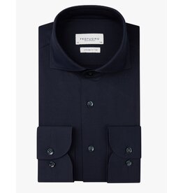 PROFUOMO Profuomo japanede knitted shirt dark navy