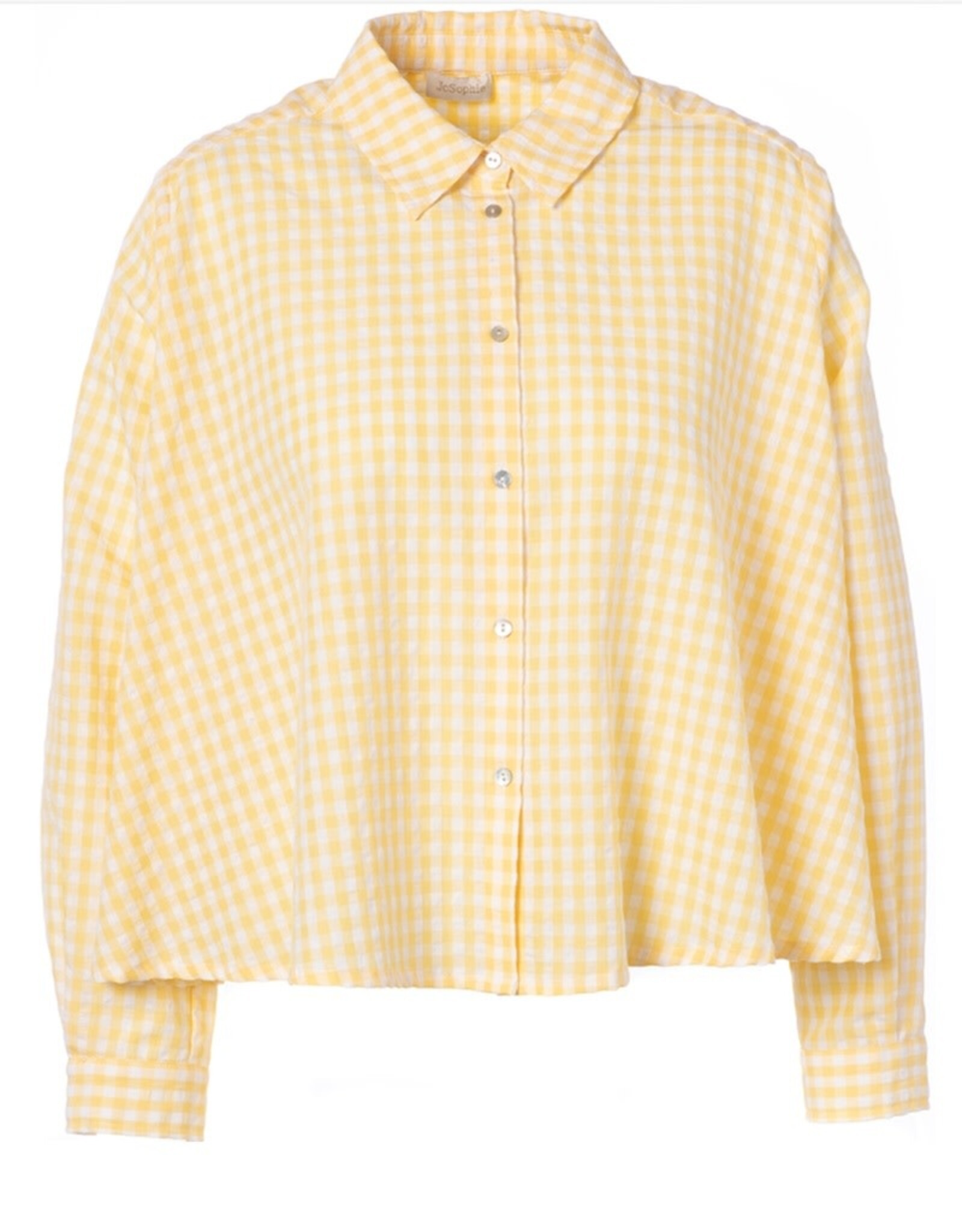 JcSophie JcSophie Lana blouse geel wit ruit
