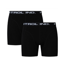 Petrol Industries 2pack boxershorts zwart