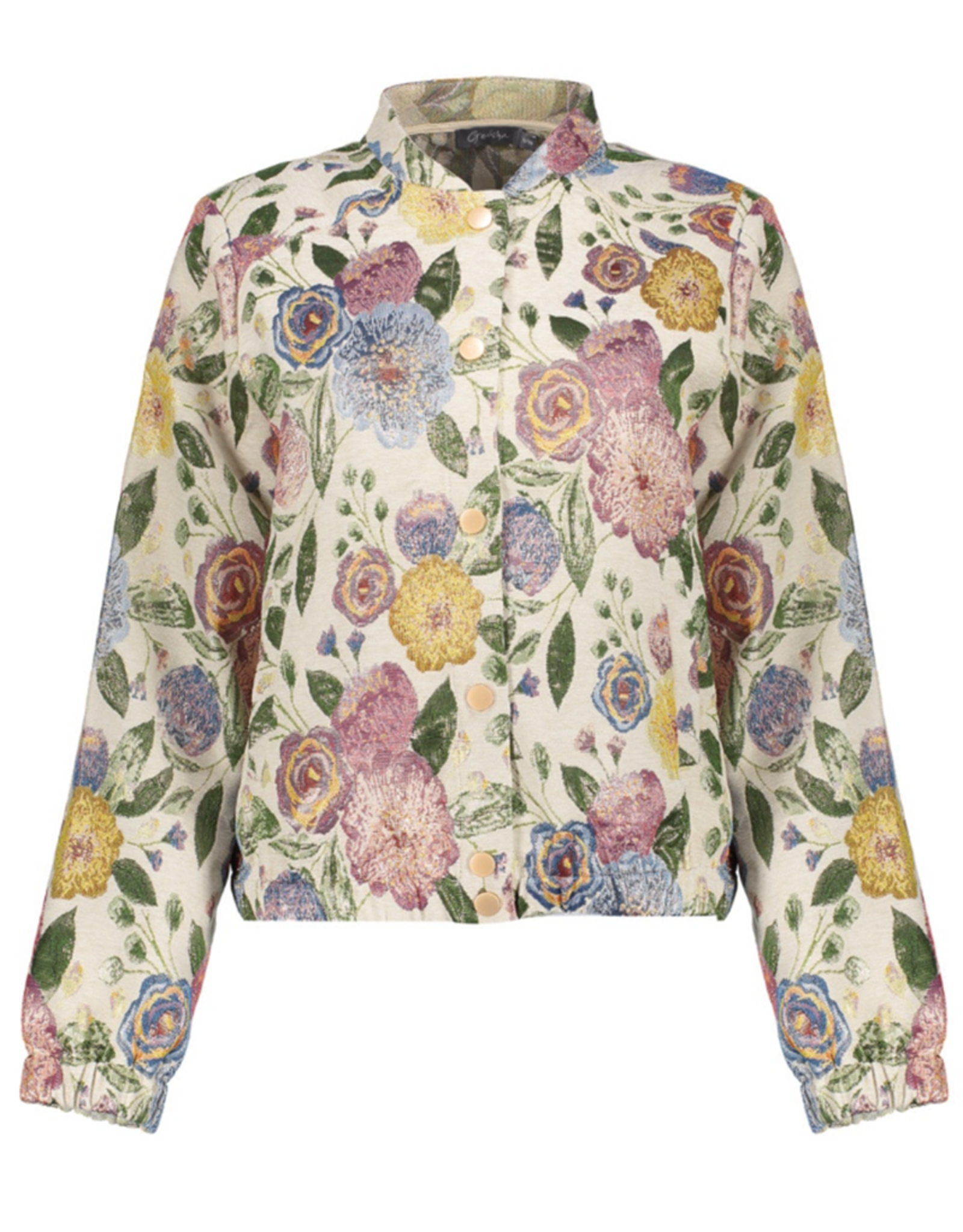 Geisha Geisha bomberjack bloemen jacquard