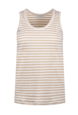 NUKUS NUKUS Steffie Singlet Lurex Offwhite/Gold