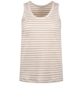 NUKUS NUKUS Steffie Singlet Lurex Offwhite/Gold
