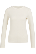 YAYA YAYA long sleeveronde hals beige dessin