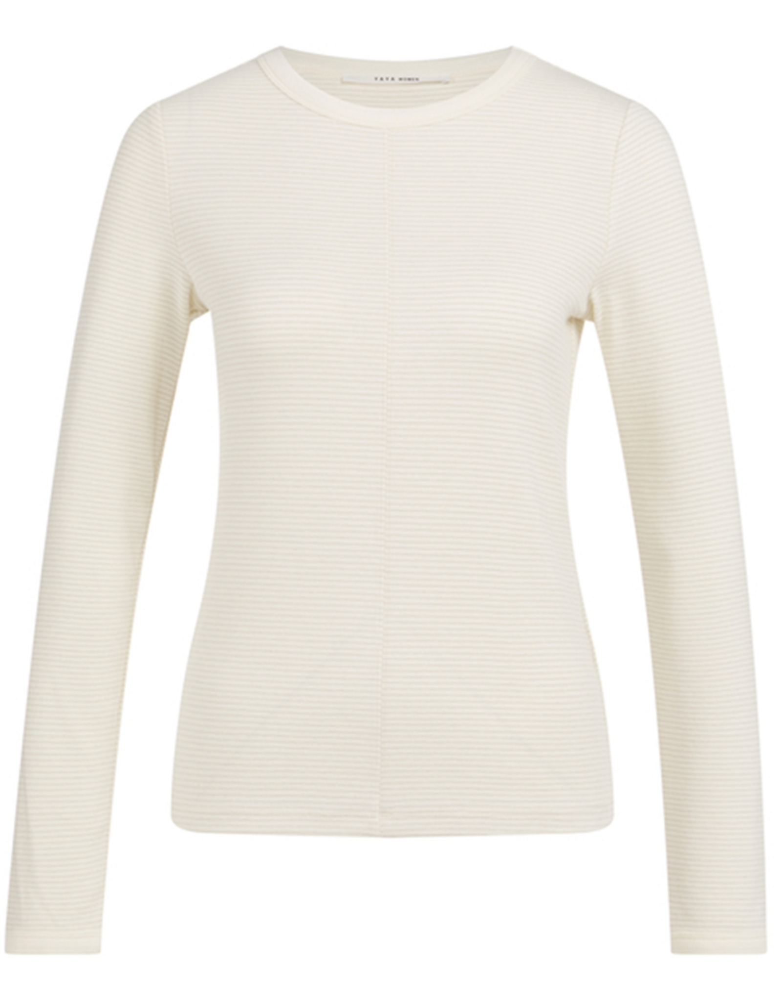 YAYA YAYA long sleeveronde hals beige dessin