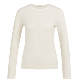 YAYA YAYA long sleeveronde hals beige dessin