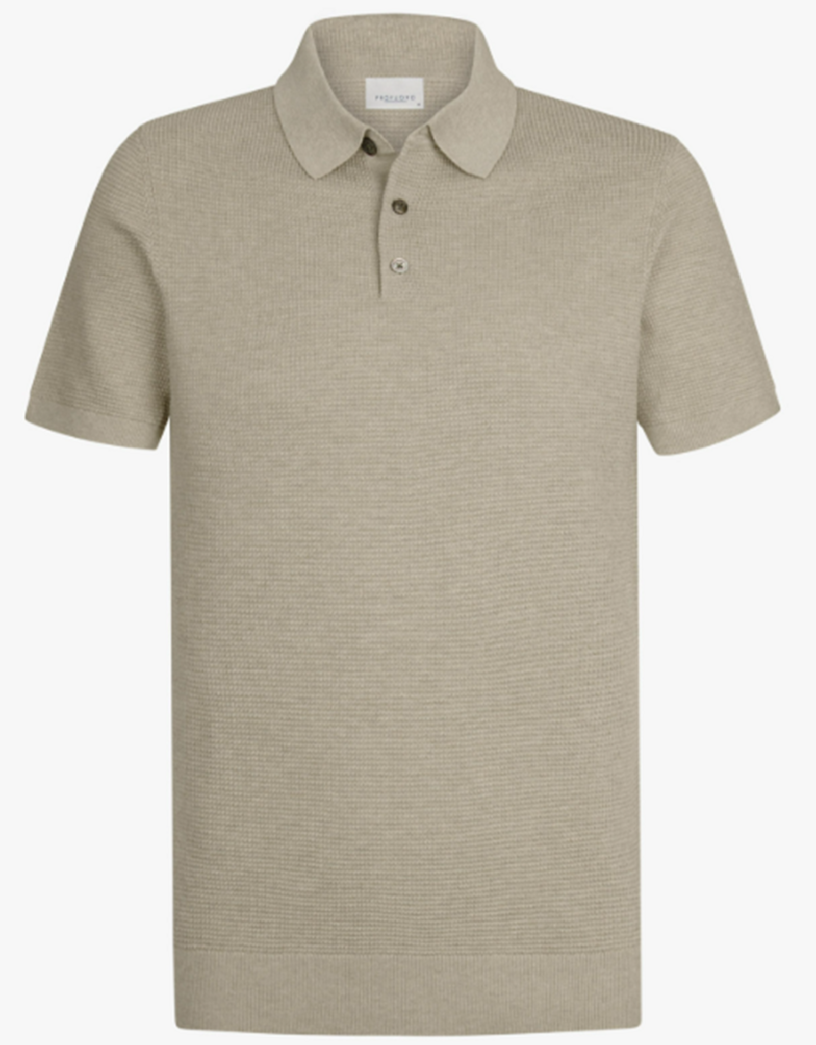 PROFUOMO Profuomo Aero Ease waffle polo beige