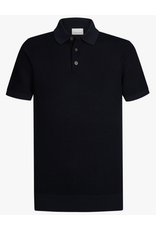 PROFUOMO Profuomo Aero Ease waffle polo navy