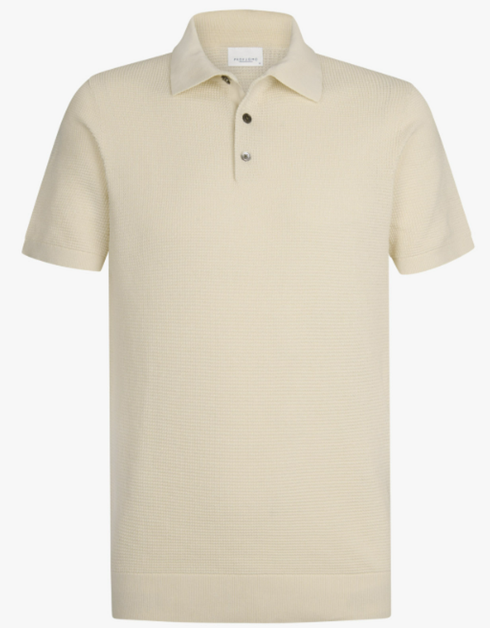 PROFUOMO Profuomo Aero Ease waffle polo off white