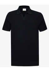 PROFUOMO Profuomo Luxury Basic open collar polo navy