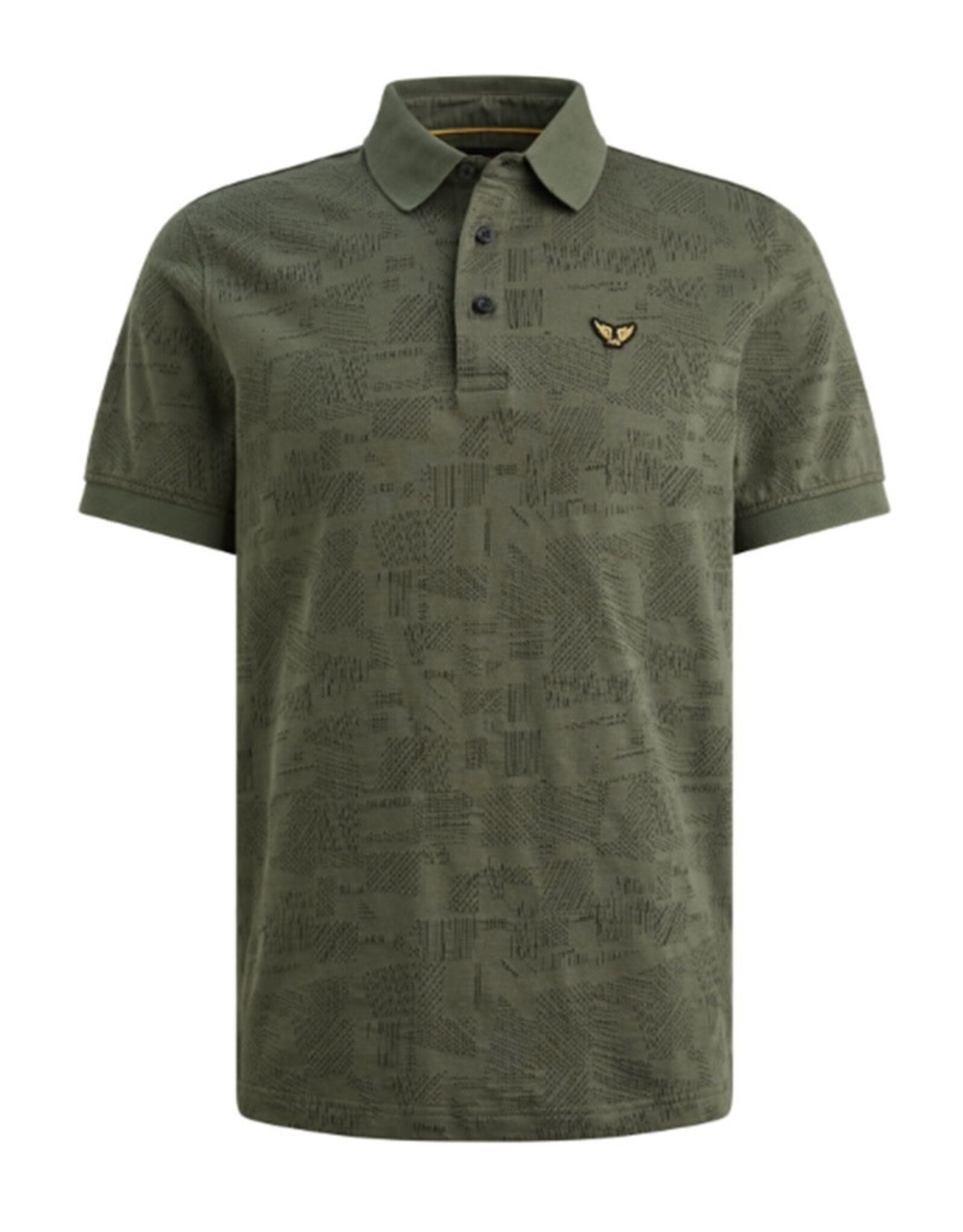 PME Legend PME Legend polo groen printed