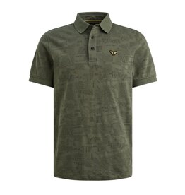 PME Legend PME Legend polo groen printed