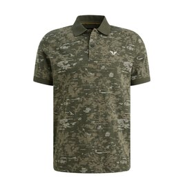 PME Legend PME Legend polo groen printed