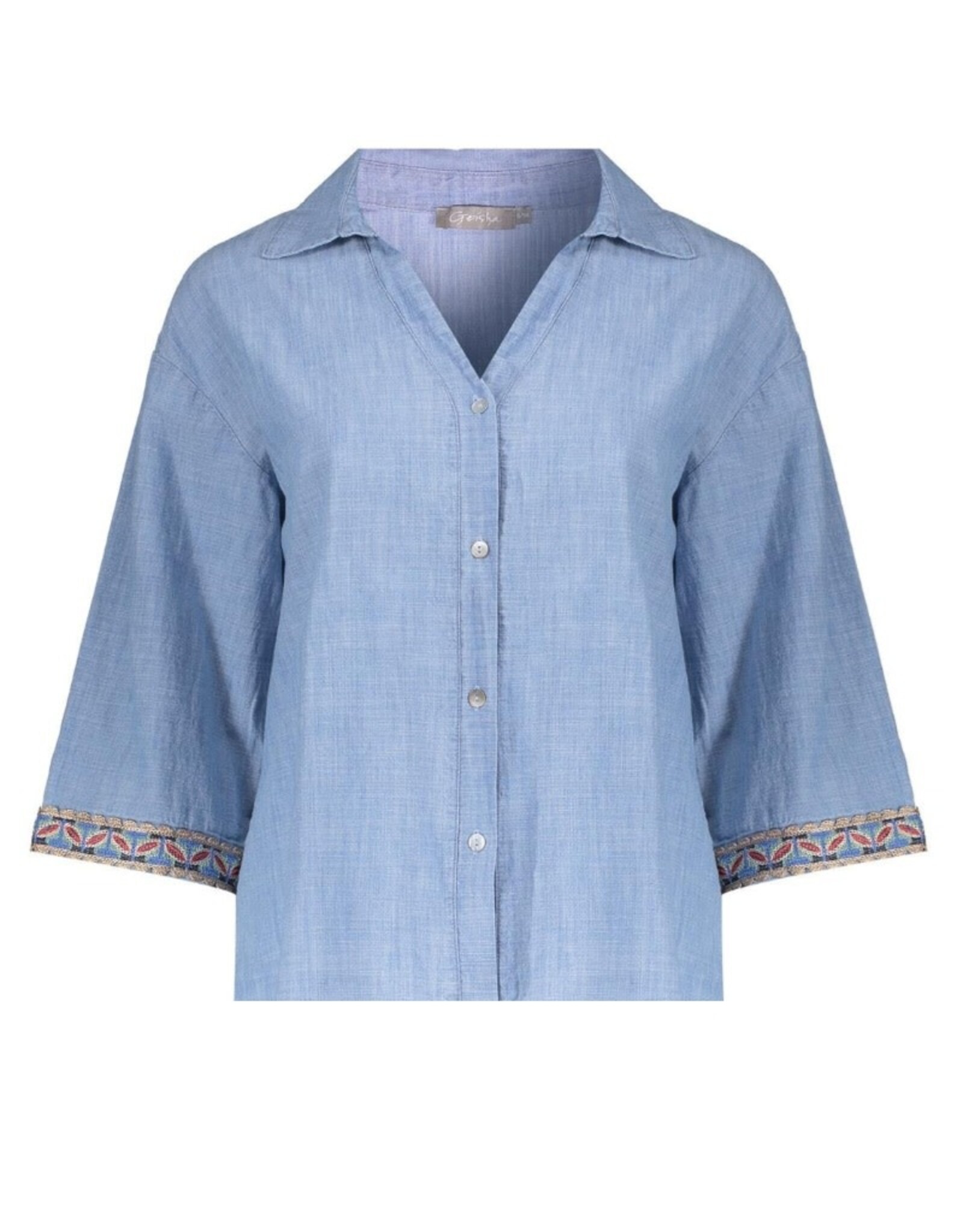 Geisha Geisha denim shirt blue