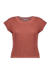 Geisha Geisha trui lurex stone red