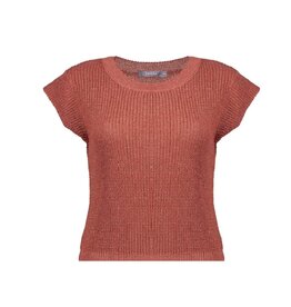 Geisha Geisha zig zag shirt lila orange