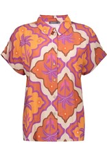Geisha Geisha blouse orange lila