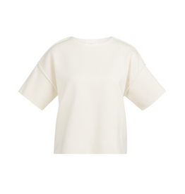 YAYA YAYA short sleeve sweater ecru