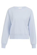 YAYA YAYA Sweater vleermuismouwen en subtiele naaddetails Ice Blue