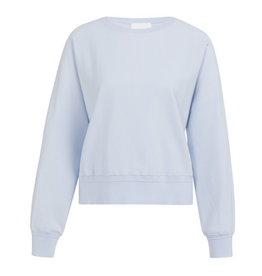 YAYA YAYA Sweater vleermuismouwen en subtiele naaddetails Ice Blue