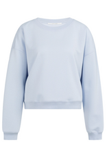 YAYA YAYA lichte sweater met ronde hals Ice Blue