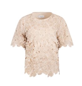 NUKUS NUKUS blouse Octavia flower sand gold