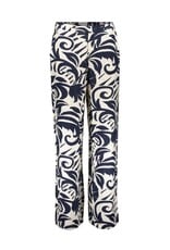 Geisha Geisha pantalon navy off white
