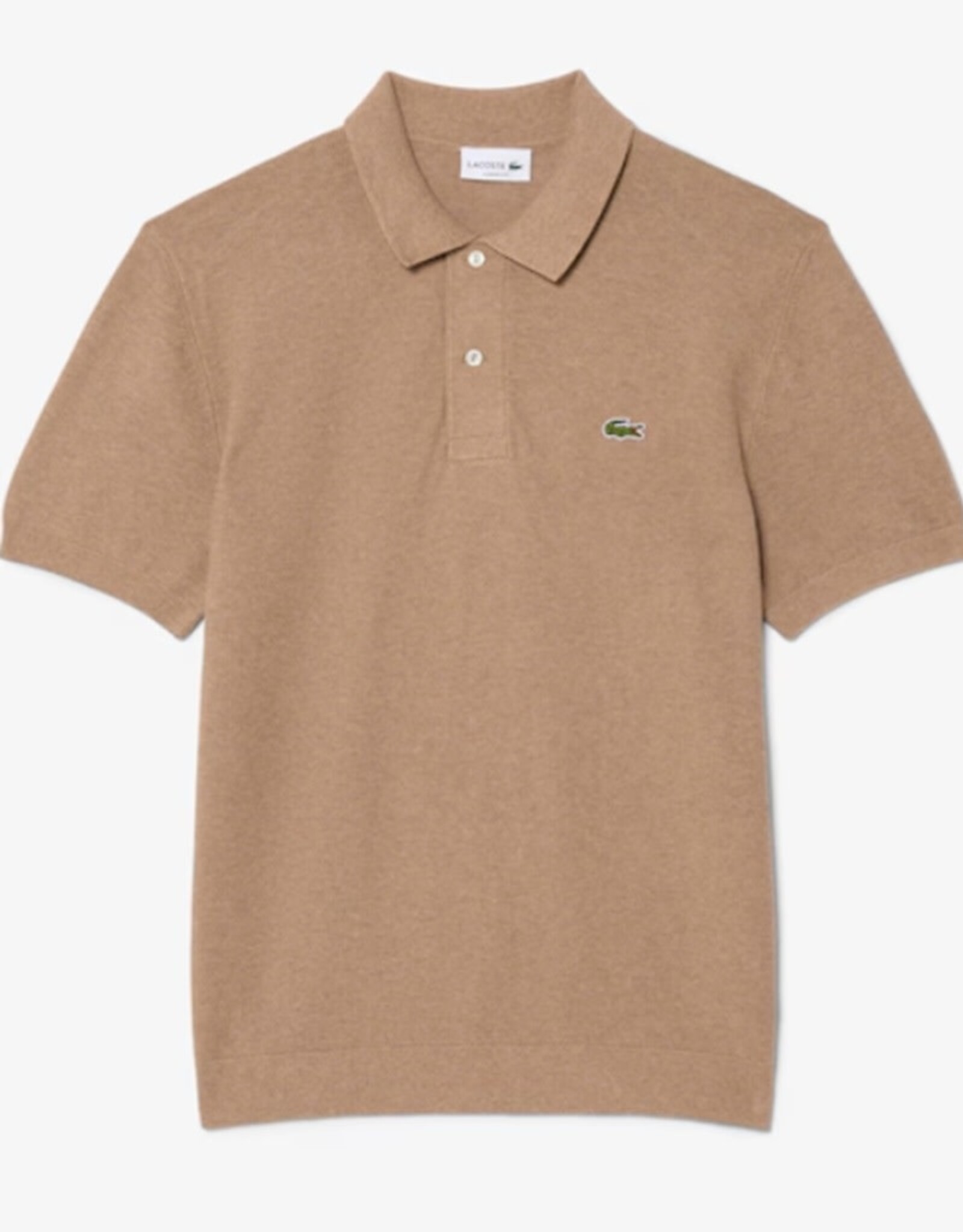 Lacoste Lacoste Classic Fit Polohemd van Breistof beige