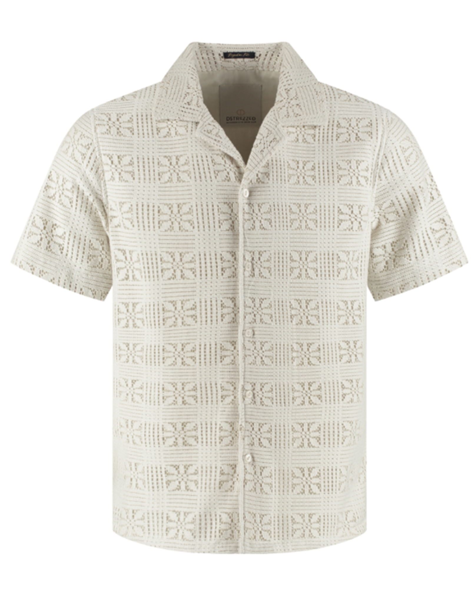 Dstrezzed Dstrezzed Luca Resort Shirt Silver Birch