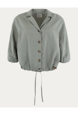 Moscow Design Moscow Blouse Mosi Olive Solid