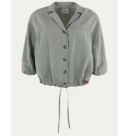 Moscow Design Moscow Blouse Mosi Olive Solid