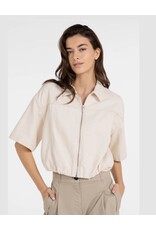 YAYA Losvallend jack met denim uitstraling