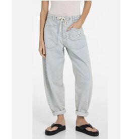 YAYA YAYA Gekleurde denim met koordsluiting Barrel