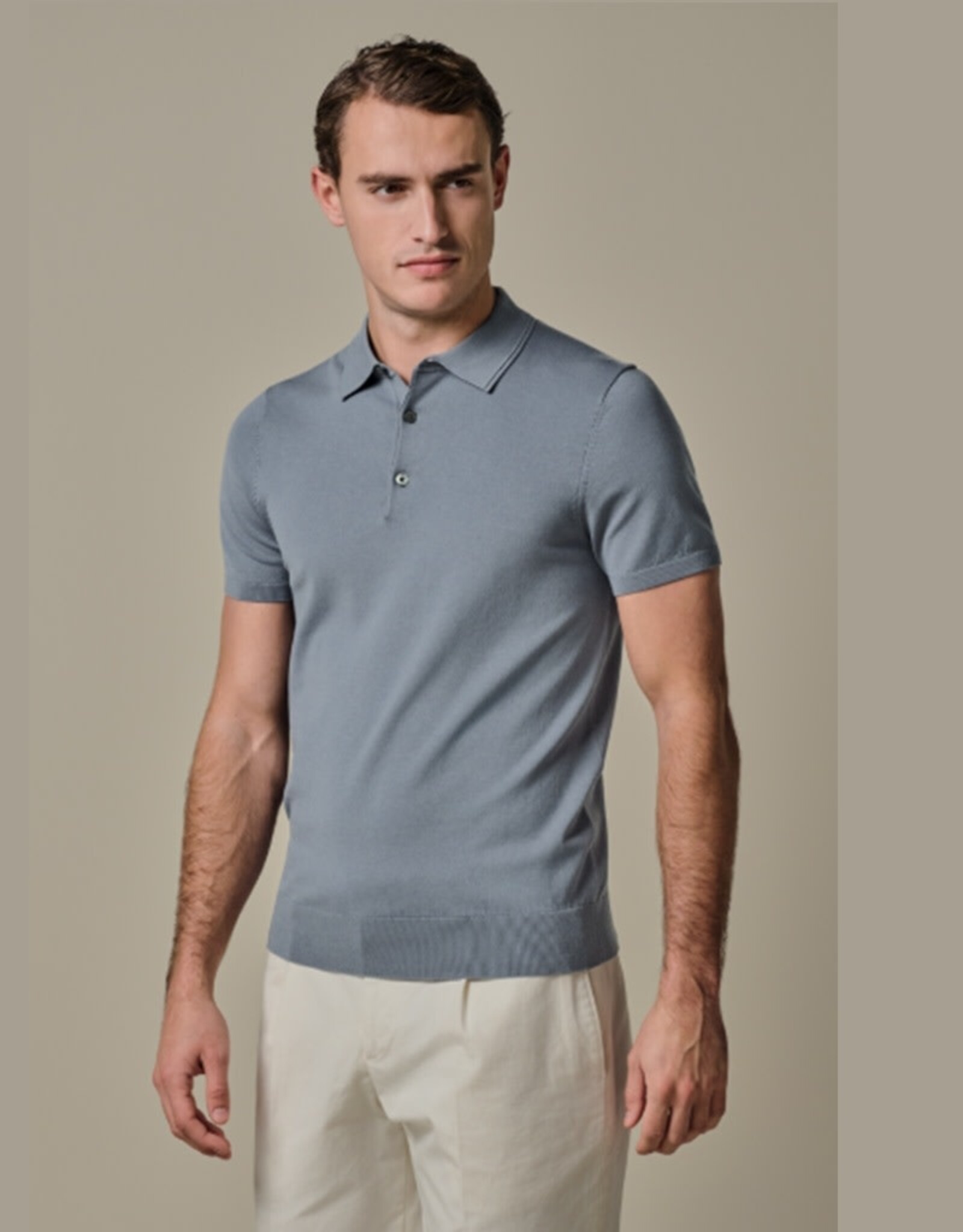 PROFUOMO Profuomo Luxury polo grey blue