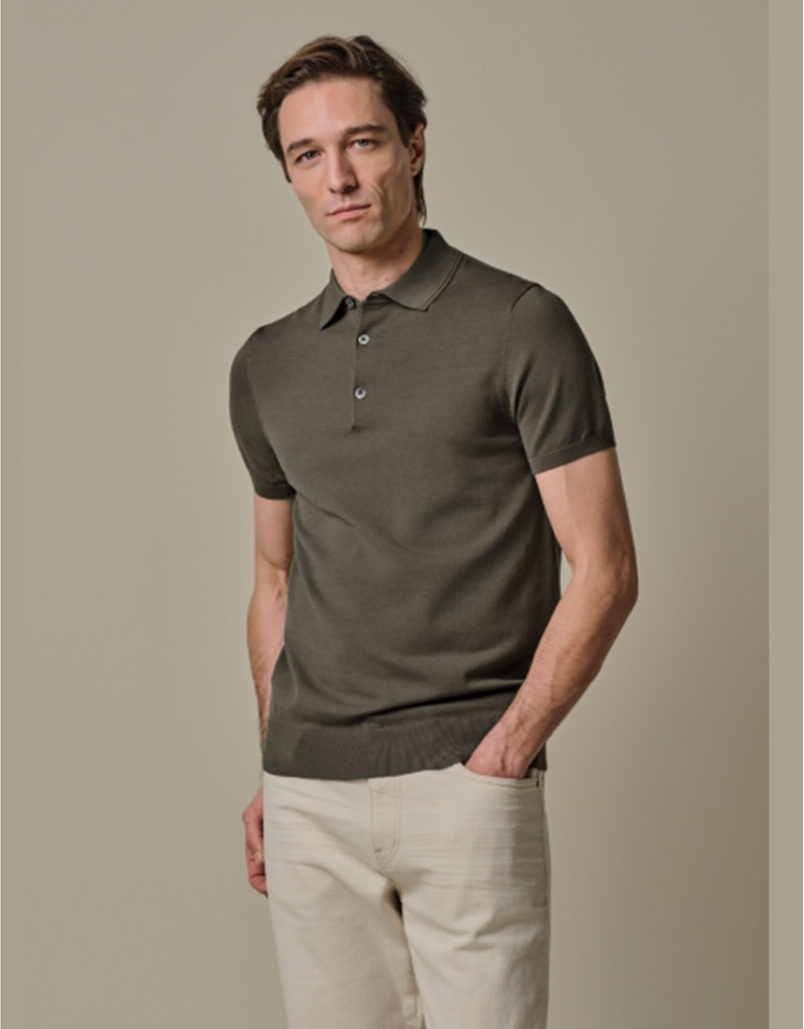 PROFUOMO Profuomo luxury polo brown