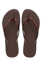 Havaianas slim Glitter bruin
