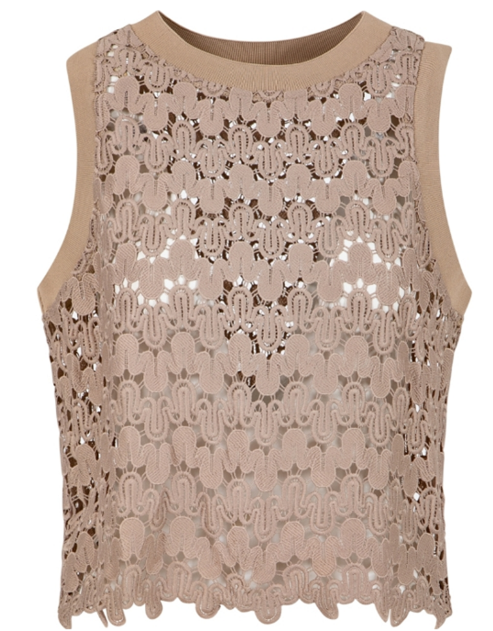 Coster Copenhagen Coster Copenhagen Lace Top Moon Rock