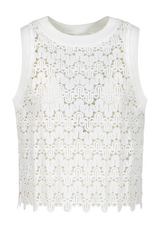 Coster Copenhagen Coster Copenhagen Lace Top Wit