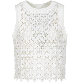 Coster Copenhagen Coster Copenhagen Lace Top Wit