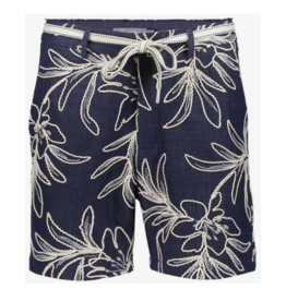 Geisha Geisha short met botanische embrodery