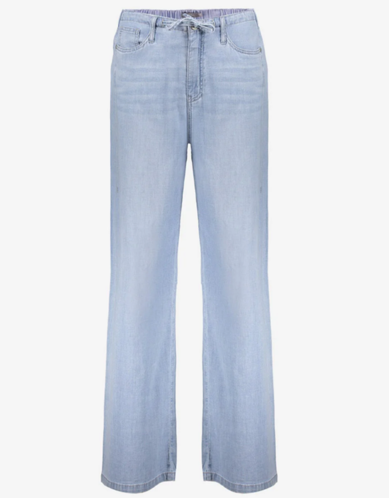 Geisha Geisha jeans met hoge taille en strikkoord