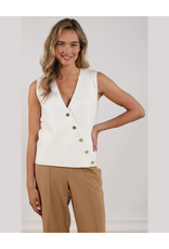 NUKUS NUKUS Vera Gilet Offwhite