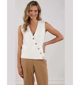 NUKUS NUKUS Vera Gilet Offwhite