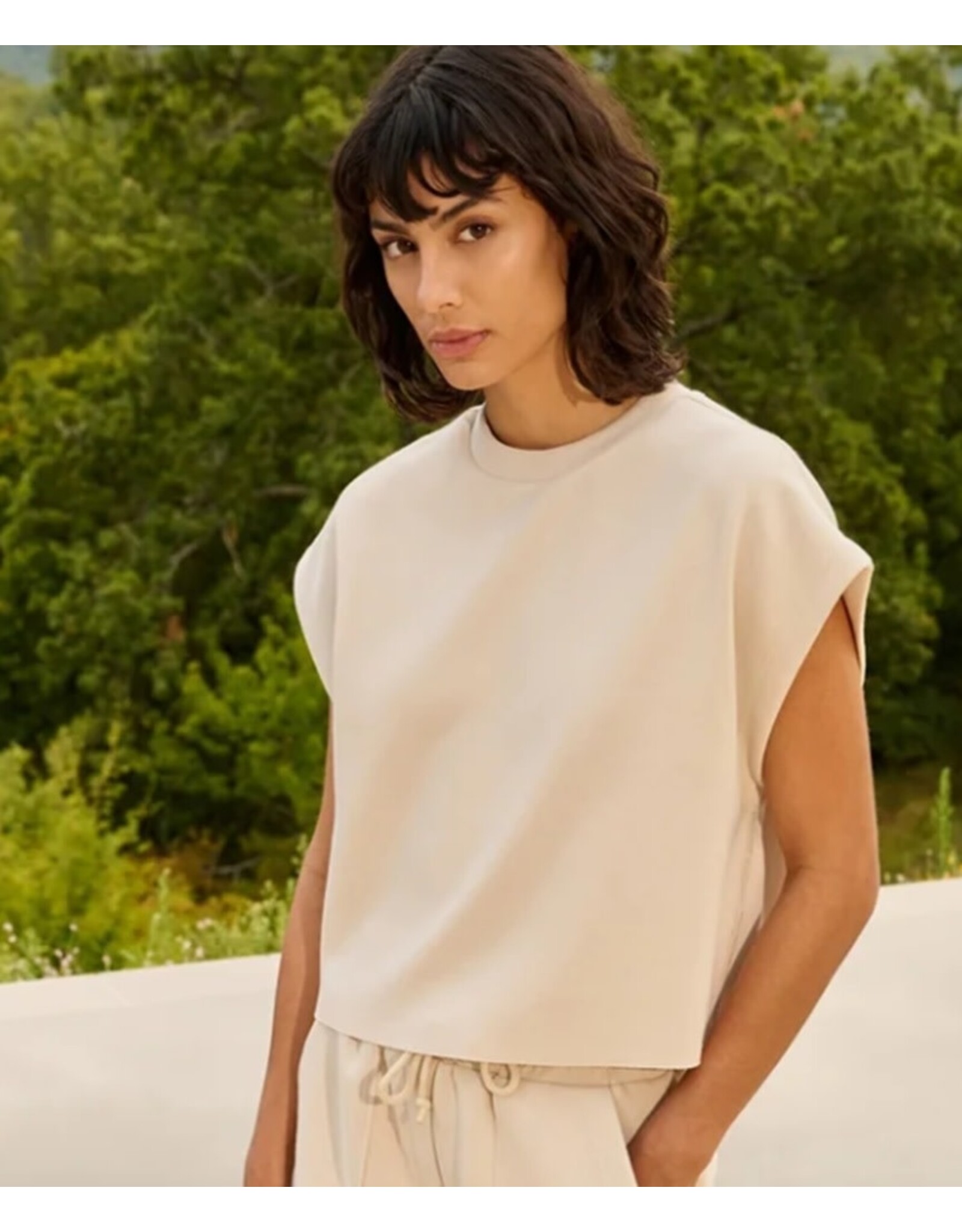 YAYA YAYA top cloud creme white